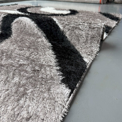 Shaggy Fluvia Grey Carpet