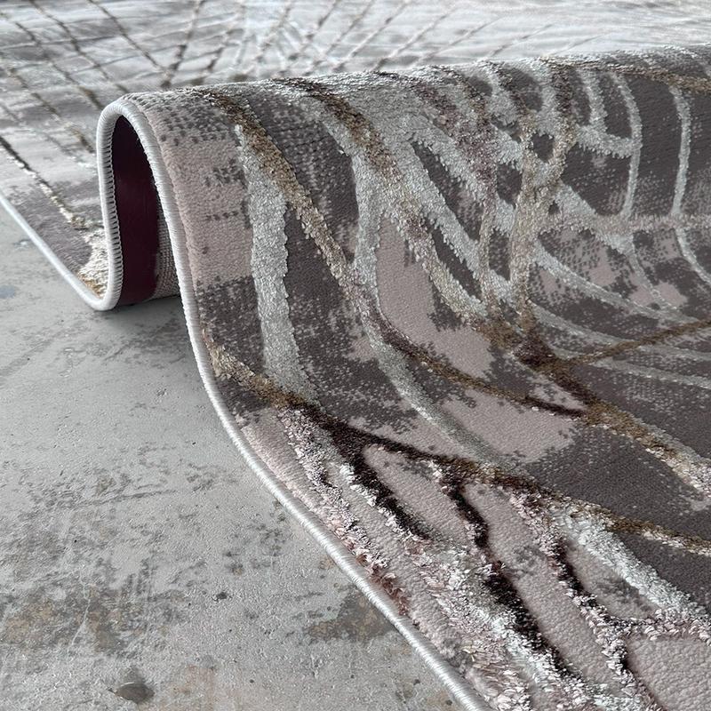 Alin Abstract Silver Area Carpet