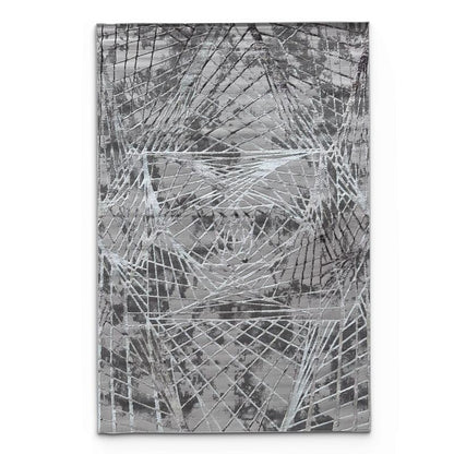 Alin Abstract Silver Area Carpet