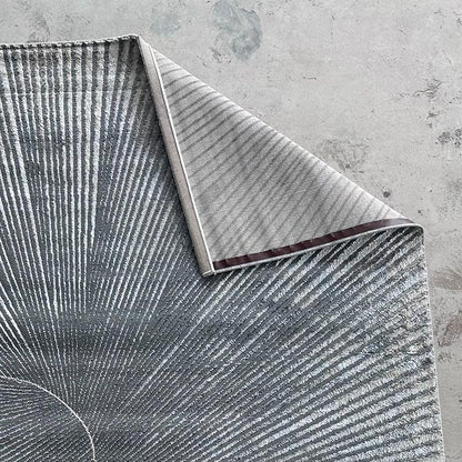 Alin Geometric Grey Area Carpet