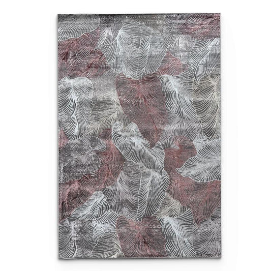 Alin Leaf Pink Area Carpet