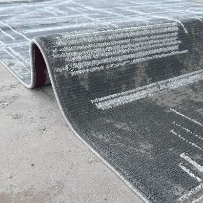 Alin Line Blue Area Carpet