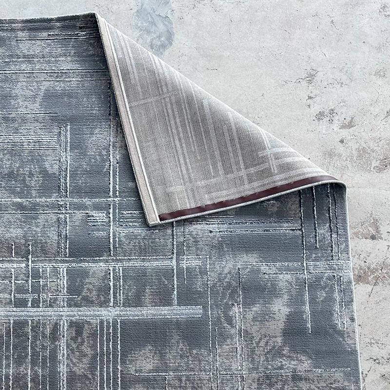 Alin Line Blue Area Carpet