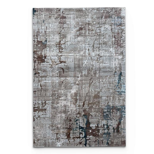 Artist Beige Crack Area Carpet
