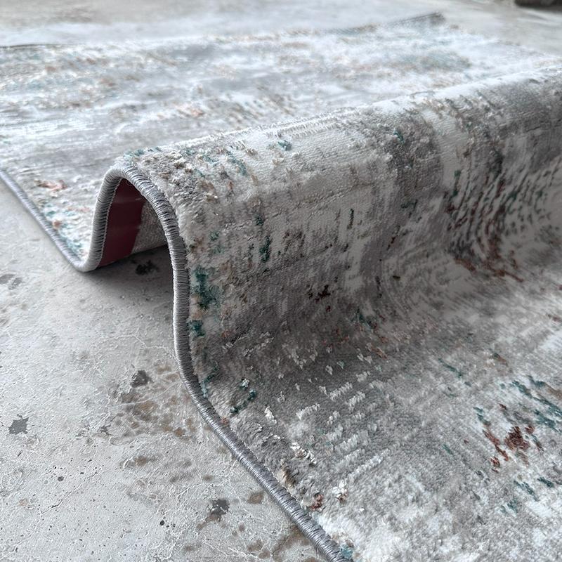 Artist Grey Abstract Area Carpet