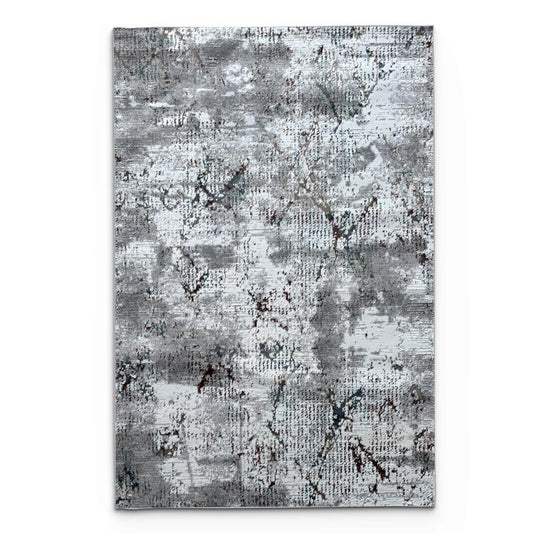 Artist Grey Abstract Area Carpet