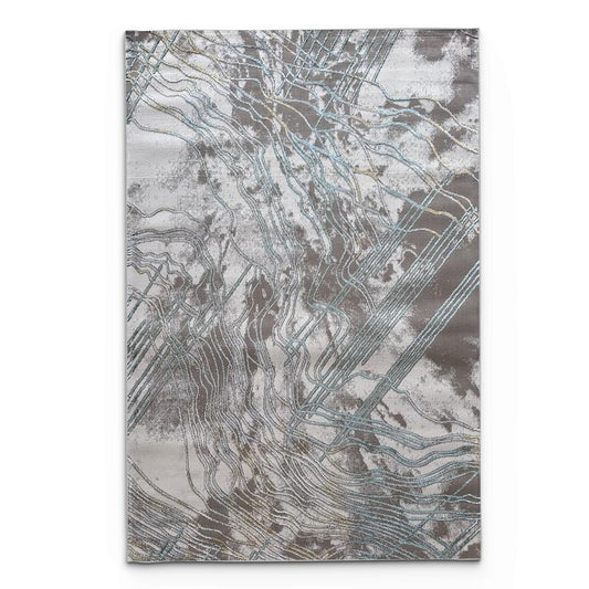 Ikon Abstract Beige Area Carpet