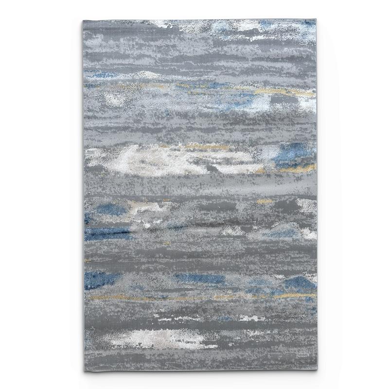 Ikon Abstract Blue Area Carpet