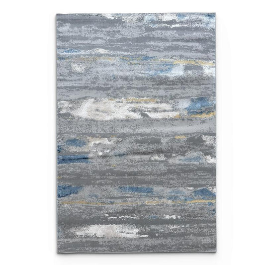 Ikon Abstract Blue Area Carpet