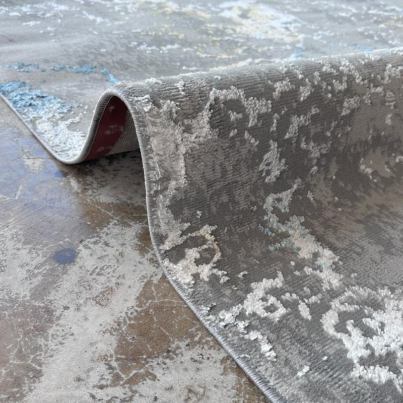 Ikon Abstract Grey Area Carpet