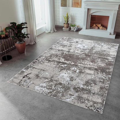Ikon Abstract Hole Brown Area Carpet
