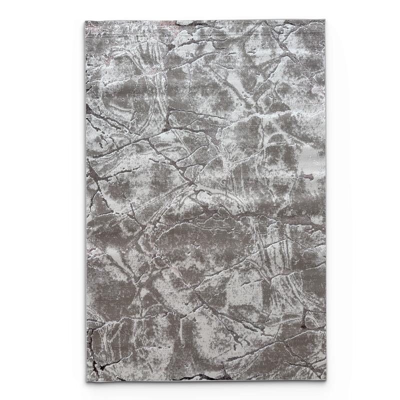 Ikon Dark Abstract Brown Area Carpet