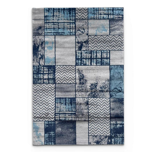 Moyo Blue Box Area Carpet