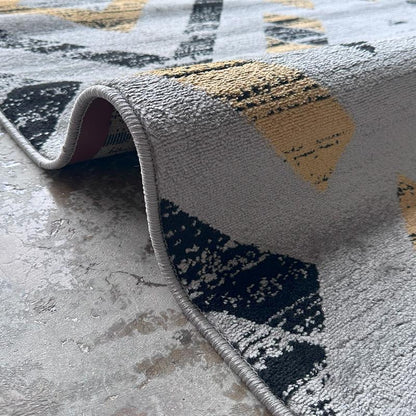 Moyo Gold Karo Area Carpet