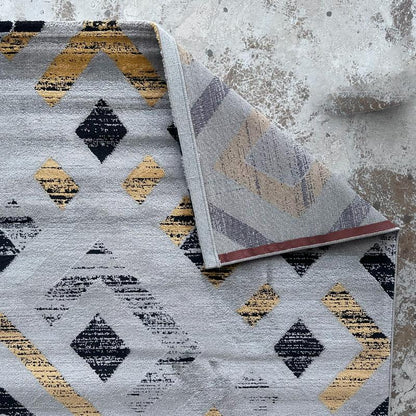 Moyo Gold Karo Area Carpet