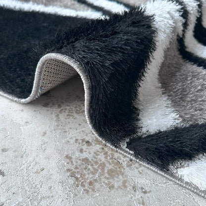Shaggy Grey Way Area Carpet