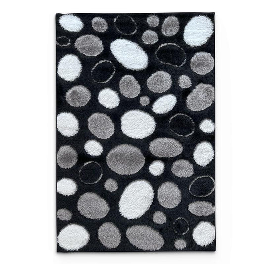 Shaggy White Bubble Area Carpet